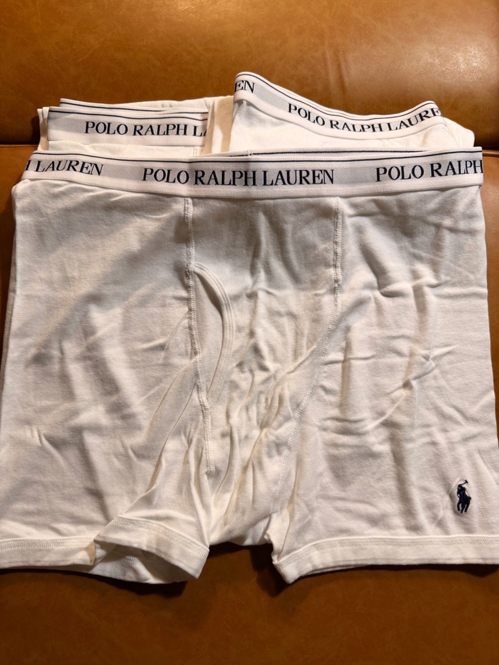 Polo Ralph Lauren Men’s White Boxer Briefs - 3 Pair